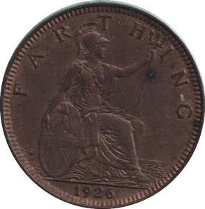 1926 FARTHING ( EF ) - FARTHING - Cambridgeshire Coins