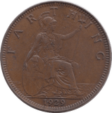 1926 FARTHING ( GVF ) - Farthing - Cambridgeshire Coins