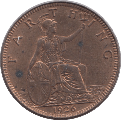 1926 FARTHING ( UNC ) - Farthing - Cambridgeshire Coins