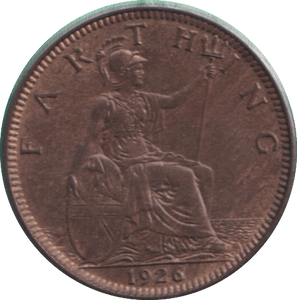 1926 FARTHING ( UNC ) - FARTHING - Cambridgeshire Coins