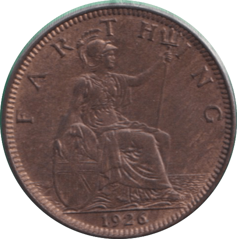 1926 FARTHING ( UNC ) - FARTHING - Cambridgeshire Coins