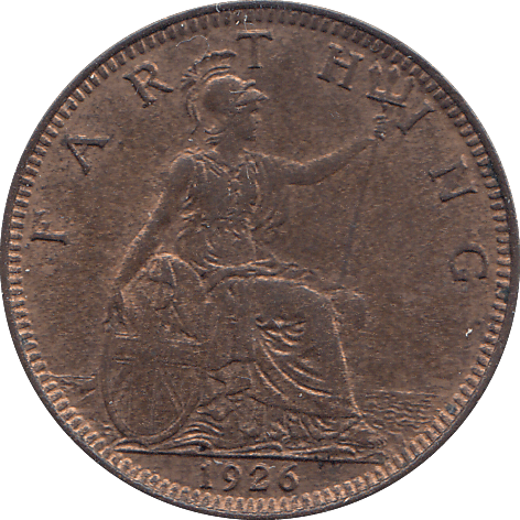 1926 FARTHING ( UNC ) - FARTHING - Cambridgeshire Coins