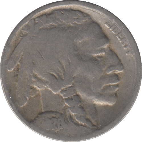 1926 FIVE CENTS USA - WORLD COINS - Cambridgeshire Coins