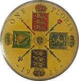 1926 FLORIN ENAMELLED - FLORIN - Cambridgeshire Coins