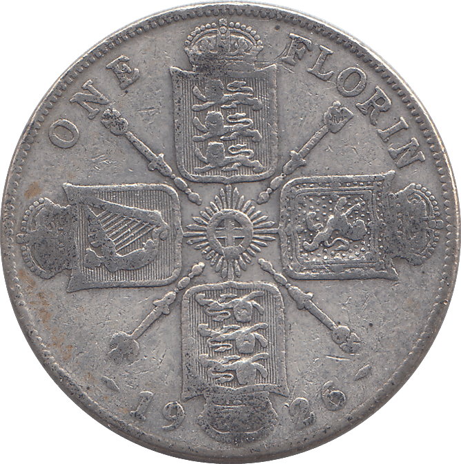 1926 FLORIN ( FINE ) - FLORIN - Cambridgeshire Coins