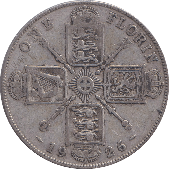 1926 FLORIN ( FINE ) - FLORIN - Cambridgeshire Coins