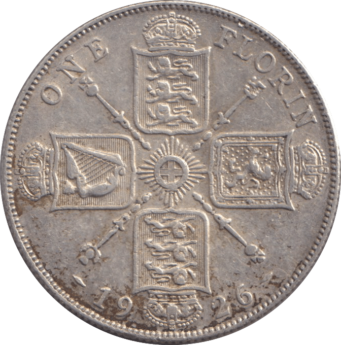 1926 FLORIN ( GVF ) - FLORIN - Cambridgeshire Coins