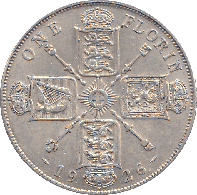 1926 FLORIN ( VF ) - FLORIN - Cambridgeshire Coins