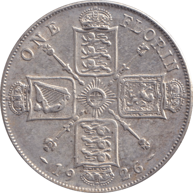 1926 FLORIN ( VF ) - FLORIN - Cambridgeshire Coins