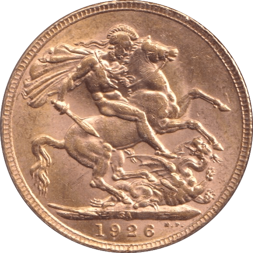 1926 GOLD SOVEREIGN ( UNC ) SA 2 - HALF SOVEREIGN - Cambridgeshire Coins
