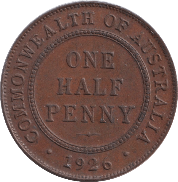 1926 HALF PENNY AUSTRALIA - WORLD COINS - Cambridgeshire Coins