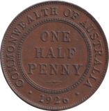 1926 HALF PENNY AUSTRALIA - WORLD COINS - Cambridgeshire Coins