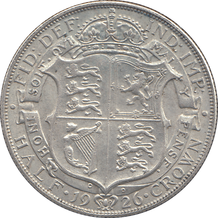 1926 HALFCROWN ( EF ) - HALFCROWN - Cambridgeshire Coins