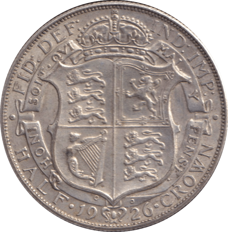 1926 HALFCROWN ( FINE ) - HALFCROWN - Cambridgeshire Coins