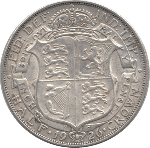 1926 HALFCROWN ( GVF ) - Halfcrown - Cambridgeshire Coins