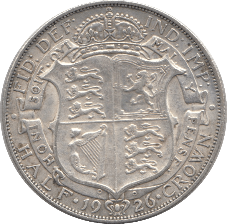 1926 HALFCROWN ( GVF ) - Halfcrown - Cambridgeshire Coins