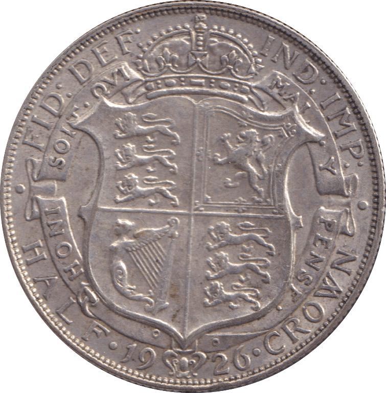 1926 HALFCROWN ( VF ) - HALFCROWN - Cambridgeshire Coins