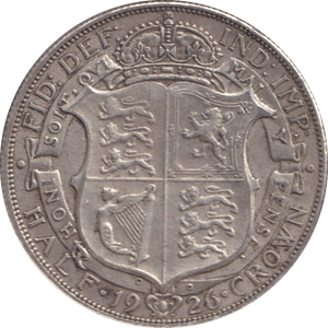 1926 HALFCROWN ( VF ) - HALFCROWN - Cambridgeshire Coins