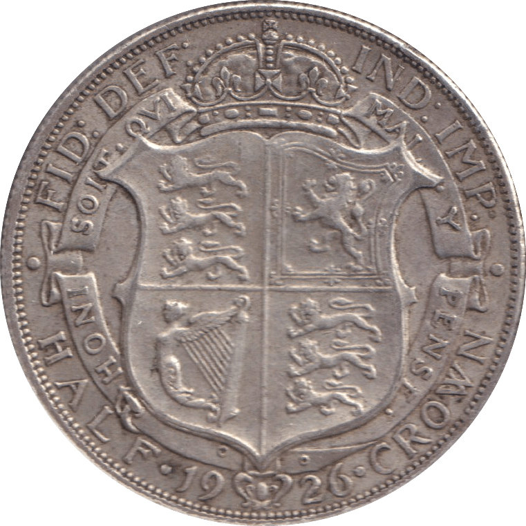 1926 HALFCROWN ( VF ) - HALFCROWN - Cambridgeshire Coins