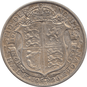 1926 HALFCROWN ( VF ) - HALFCROWN - Cambridgeshire Coins