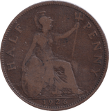 1926 HALFPENNY ( NF ) - HALFPENNY - Cambridgeshire Coins