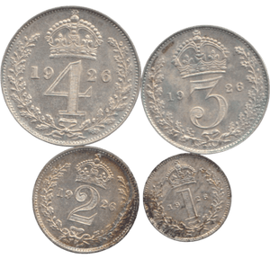 1926 MAUNDY SET ( UNC ) - Maundy Set - Cambridgeshire Coins