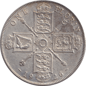 1926 ONE FLORIN ( GVF ) - WORLD COINS - Cambridgeshire Coins