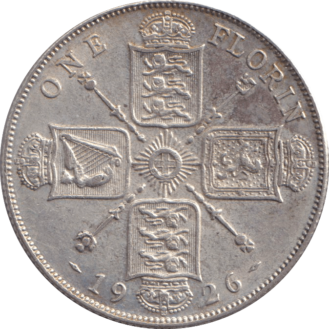 1926 ONE FLORIN ( GVF ) - WORLD COINS - Cambridgeshire Coins
