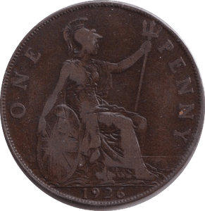 1926 PENNY ( FINE ) - PENNY - Cambridgeshire Coins