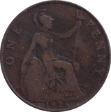 1926 PENNY ( NF ) - PENNY - Cambridgeshire Coins