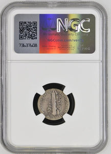 1926 SILVER DIME USA DENVER NGC G6 - NGC CERTIFIED COINS - Cambridgeshire Coins