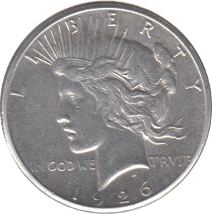 1926 SILVER ONE DOLLAR USA - SILVER WORLD COINS - Cambridgeshire Coins