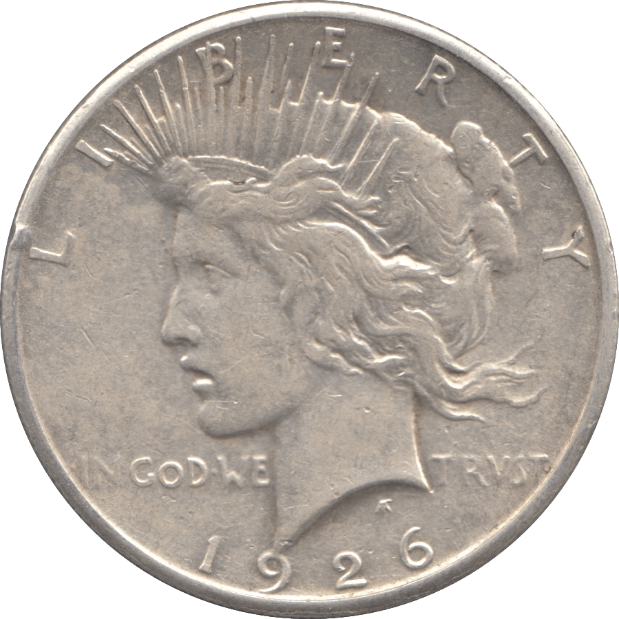1926 SILVER PEACE DOLLAR SAN FRANCISCO MINT - SILVER WORLD COINS - Cambridgeshire Coins