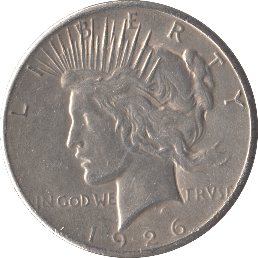 1926 SILVER PEACE DOLLAR USA PHILADELPHIA MINT - SILVER WORLD COINS - Cambridgeshire Coins