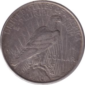 1926 SILVER PEACE DOLLAR USA - SILVER WORLD COINS - Cambridgeshire Coins