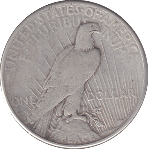 1926 SILVER PEACE DOLLAR USA - SILVER WORLD COINS - Cambridgeshire Coins