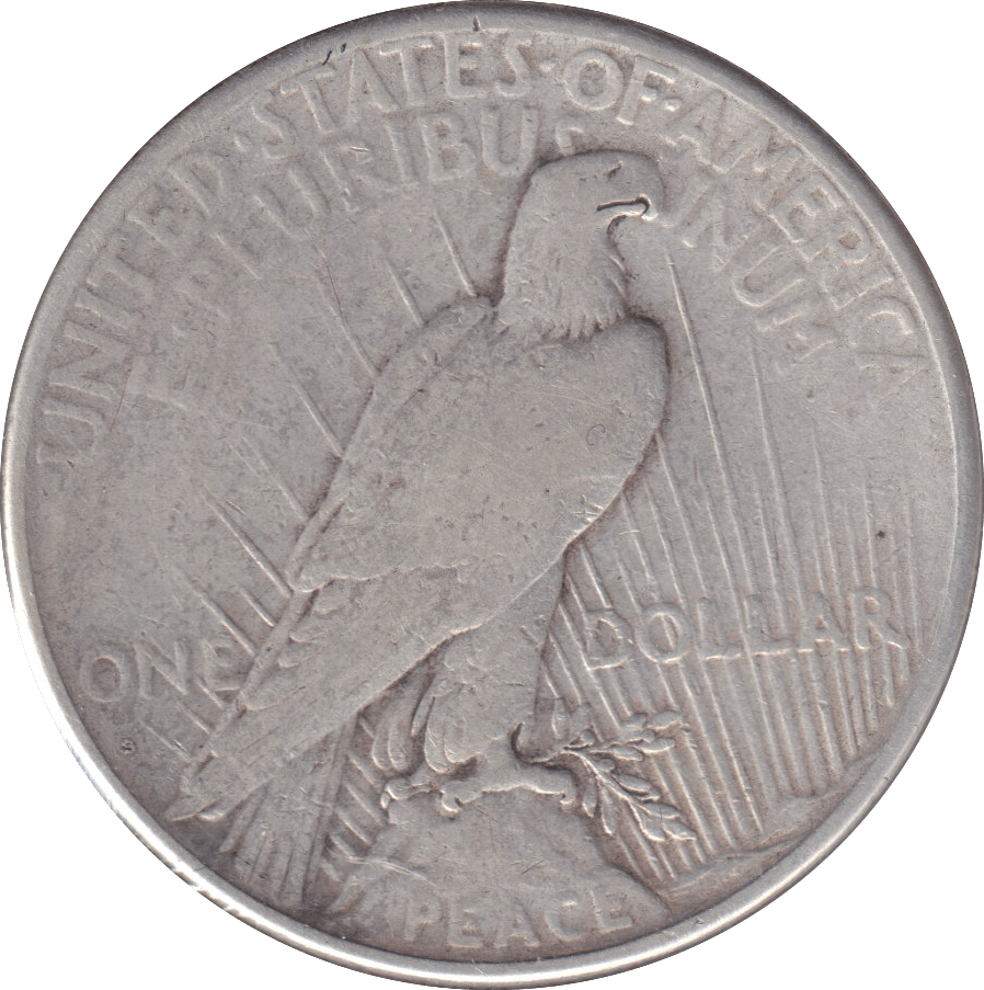 1926 SILVER PEACE DOLLAR USA - SILVER WORLD COINS - Cambridgeshire Coins
