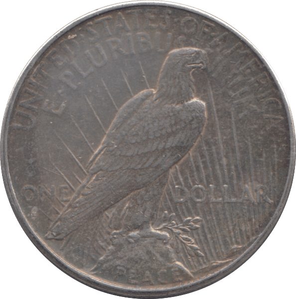 1926 SILVER PEACE DOLLAR USA - SILVER WORLD COINS - Cambridgeshire Coins