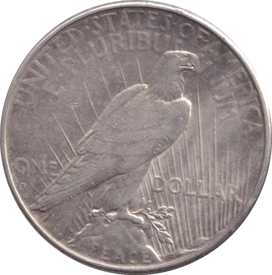 1926 SILVER PEACE DOLLAR USA - SILVER WORLD COINS - Cambridgeshire Coins