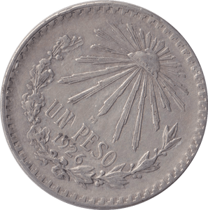 1926 SILVER PESO MEXICO - SILVER WORLD COINS - Cambridgeshire Coins