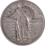 1926 SILVER QUARTER DOLLAR USA - SILVER WORLD COINS - Cambridgeshire Coins