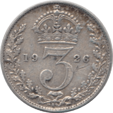 1926 SILVER THREEPENCE ( VF ) - Threepence - Cambridgeshire Coins