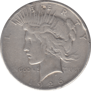 1926 SILVER USA PEACE DOLLAR - SILVER WORLD COINS - Cambridgeshire Coins