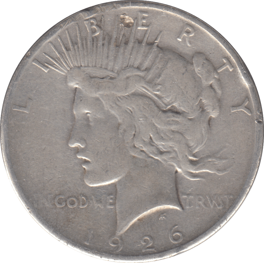 1926 SILVER USA PEACE DOLLAR - SILVER WORLD COINS - Cambridgeshire Coins