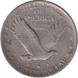 1926 SILVER USA QUARTER DOLLAR - SILVER WORLD COINS - Cambridgeshire Coins