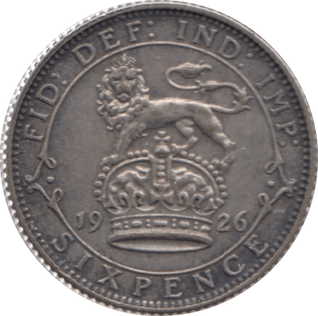 1926 SIXPENCE ( AUNC ) - Sixpence - Cambridgeshire Coins