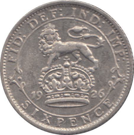1926 SIXPENCE ( EF ) - SIXPENCE - Cambridgeshire Coins