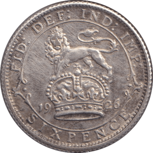 1926 SIXPENCE ( EF ) - WORLD COINS - Cambridgeshire Coins