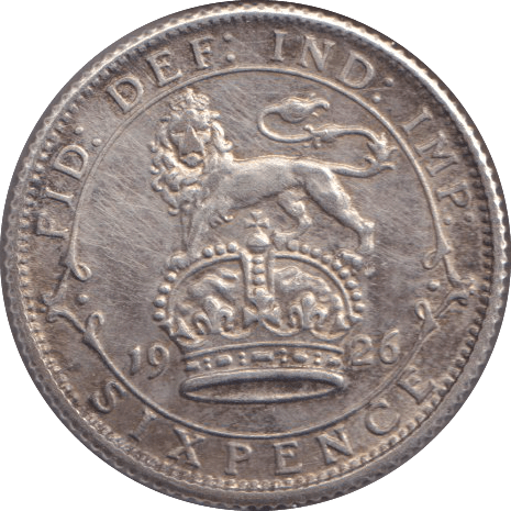 1926 SIXPENCE ( EF ) - WORLD COINS - Cambridgeshire Coins