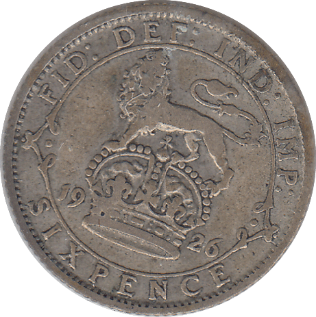 1926 SIXPENCE ( FINE ) - SIXPENCE - Cambridgeshire Coins